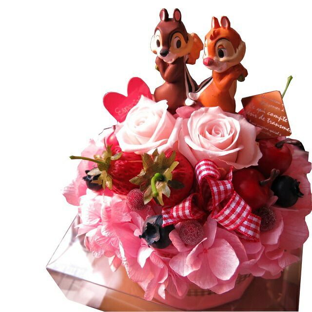 バラ売り専用 ディズニー フラワーギフト フラワーケーキ プリザーブドフラワー