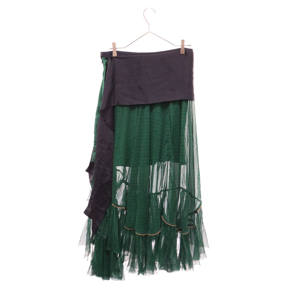 Sacai (サカイ) 19SS ドット柄 ロングスカート レディース