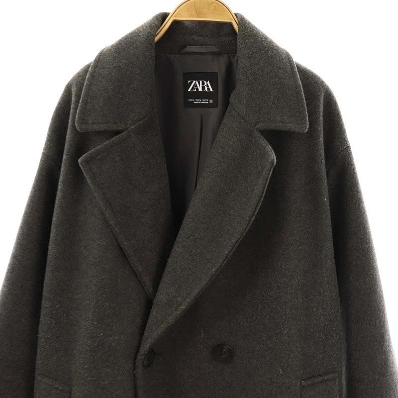 ザラ ZARA SOFT OVERSIZED COAT コート チェスター ロング XL