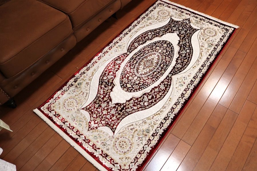 セール！玄関マット ペルシャ柄絨毯79×154新品 販売 カーペット