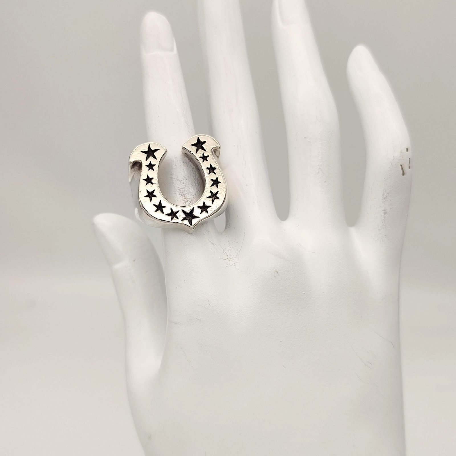 美品】TENDERLOIN テンダーロイン ホースシューリング SILVER