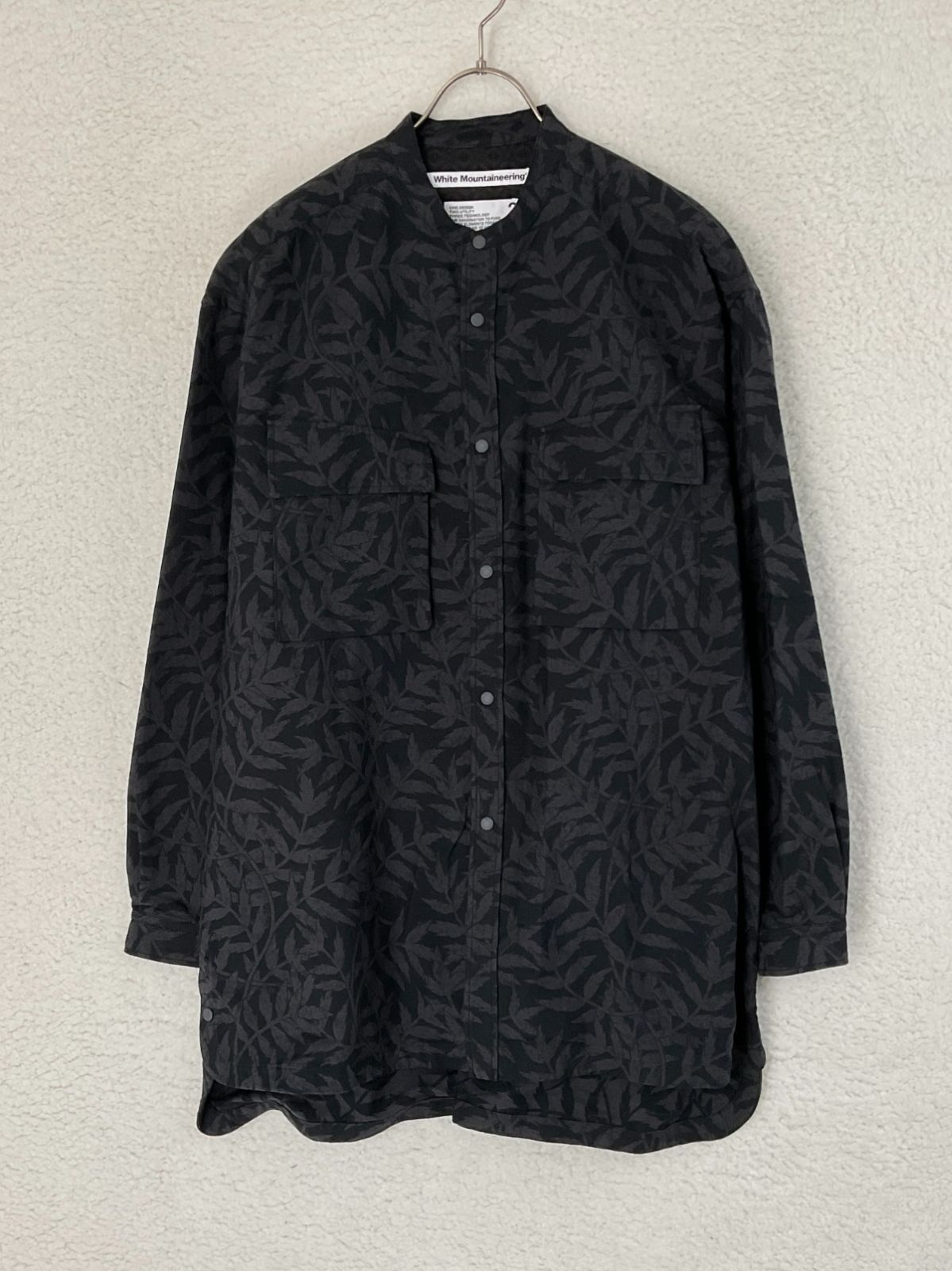 White Mountaineering ホワイトマウンテニアリング 2 ブラック BOTANICAL JACQUARED