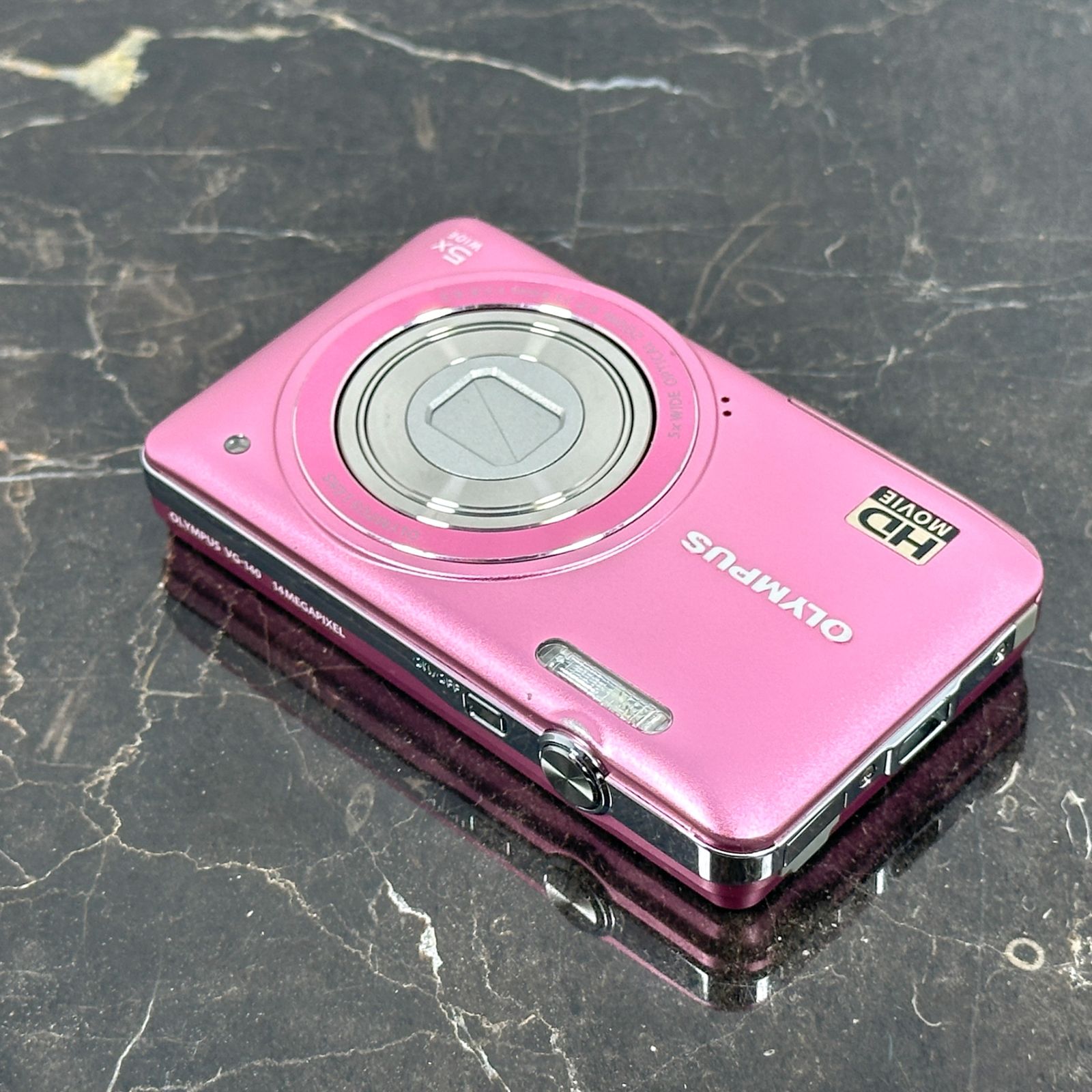 スマホ転送OK】OLYMPUS VG-140 ピンク コンパクトデジタルカメラ