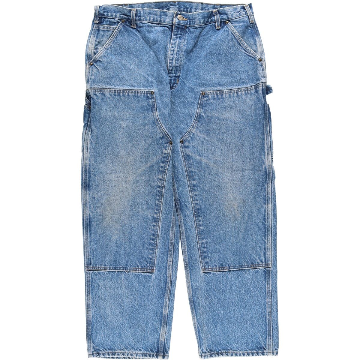 G*I様 USA製　カーハート　ビッグサイズ　ダブルニー　ペインターパンツ　古着 carhartt - デッドストック USA製 Carhartt カーハート