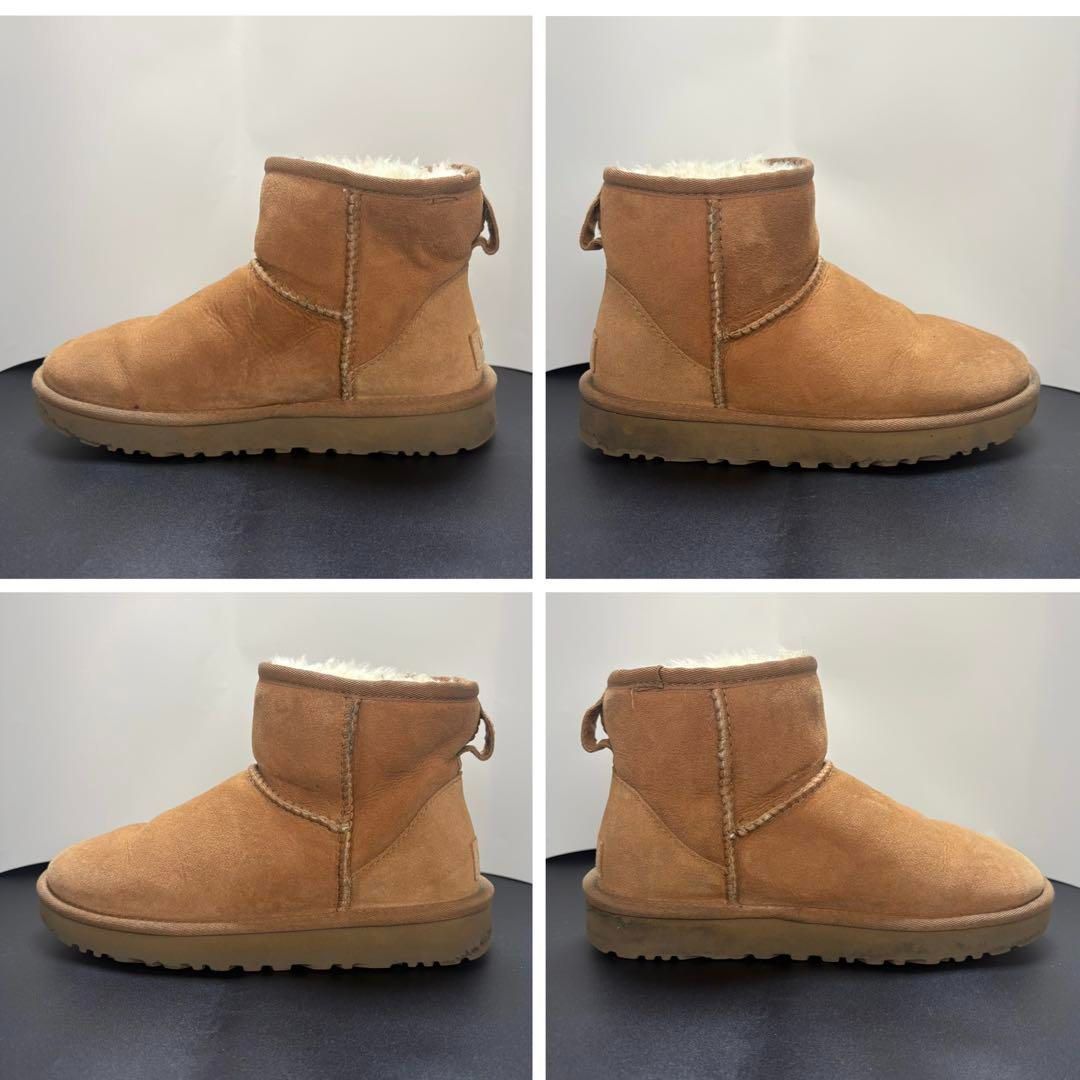 持ち運び UGG CLASSIC MINI Ⅱ アグ クラシックミニ ムートンブーツ ショートブーツ 1016222 レザー USA5 UK3.5 チェスナット 今すぐ一括検索!
