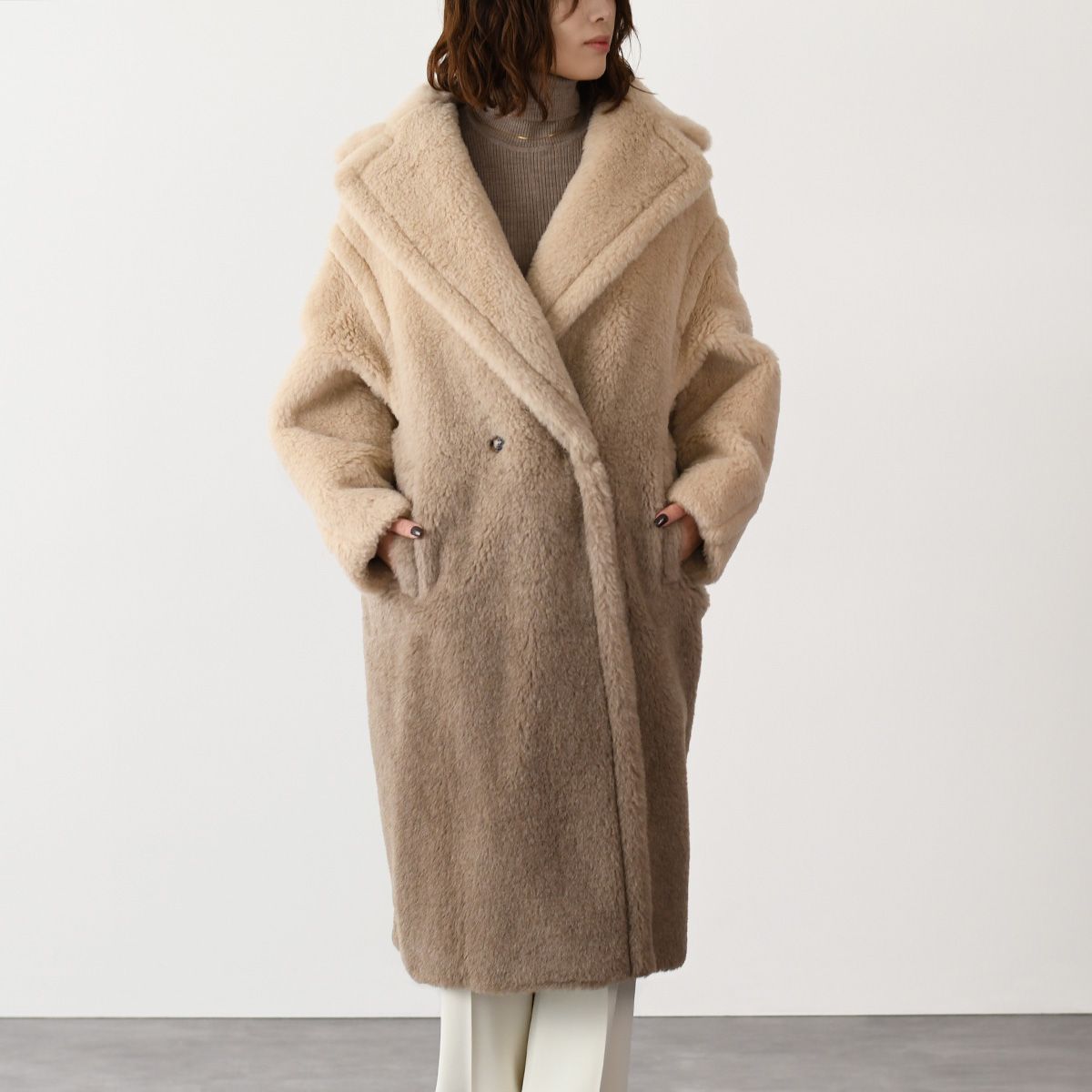 Max Mara ベージュ ロングコート MaxMara ベージュ ロングコート