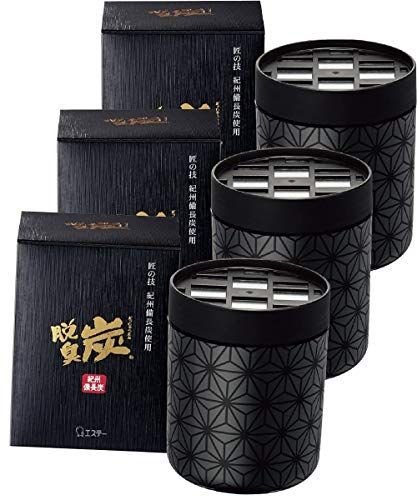 エステー 脱臭炭 玄関リビング用 ジャパニーズスタイル 3個