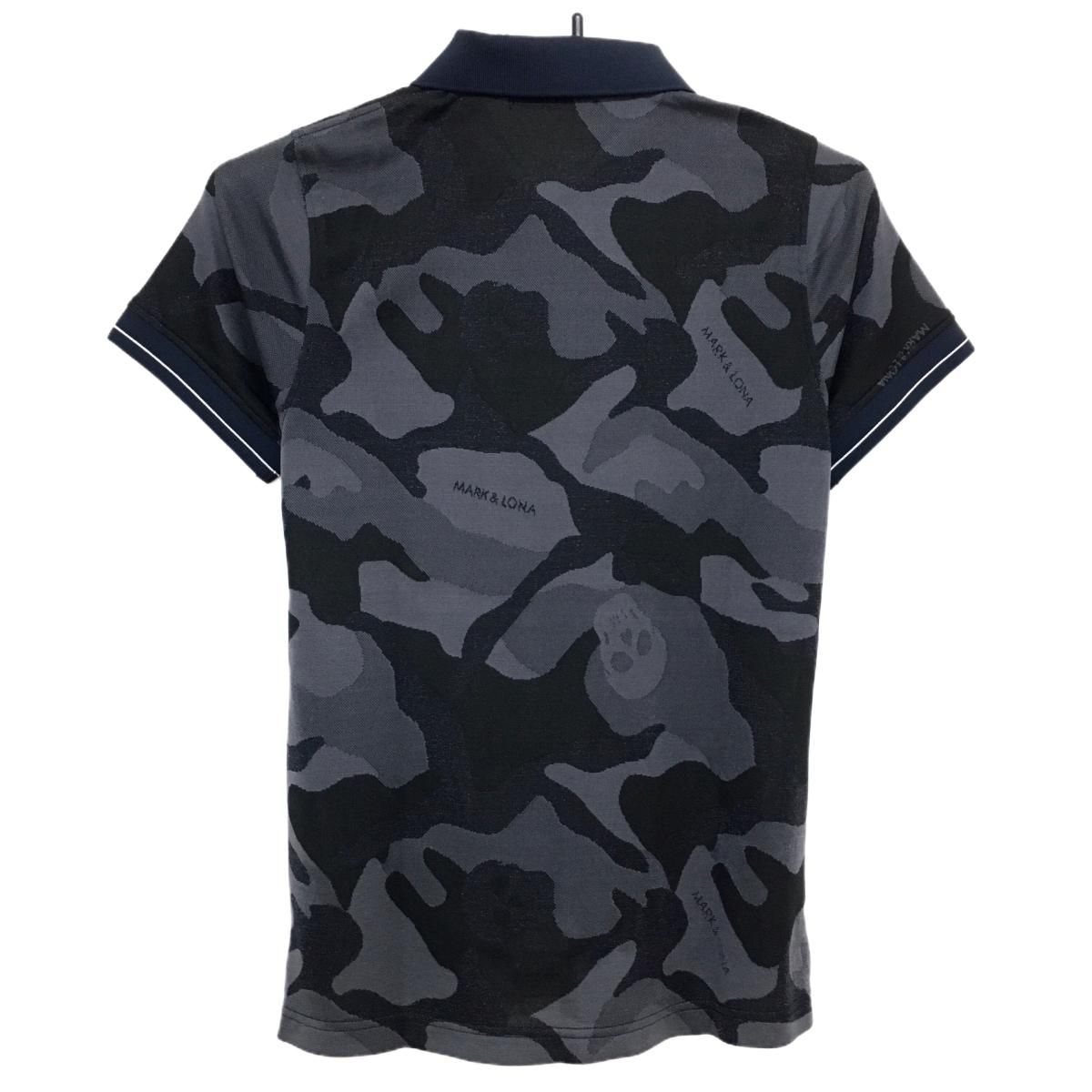美品 XLサイズ マークアンドロナ ポロシャツ ラメ スカル 迷彩 半袖