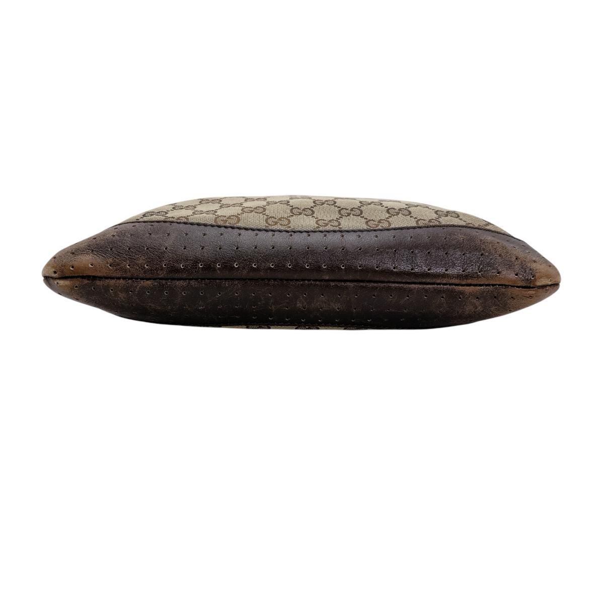 GUCCI GGクリスタル ショルダーバッグ 145857 001013 GUCCI - グッチ 145857 001013 ショルダーバッグ ブラウン GUCCI