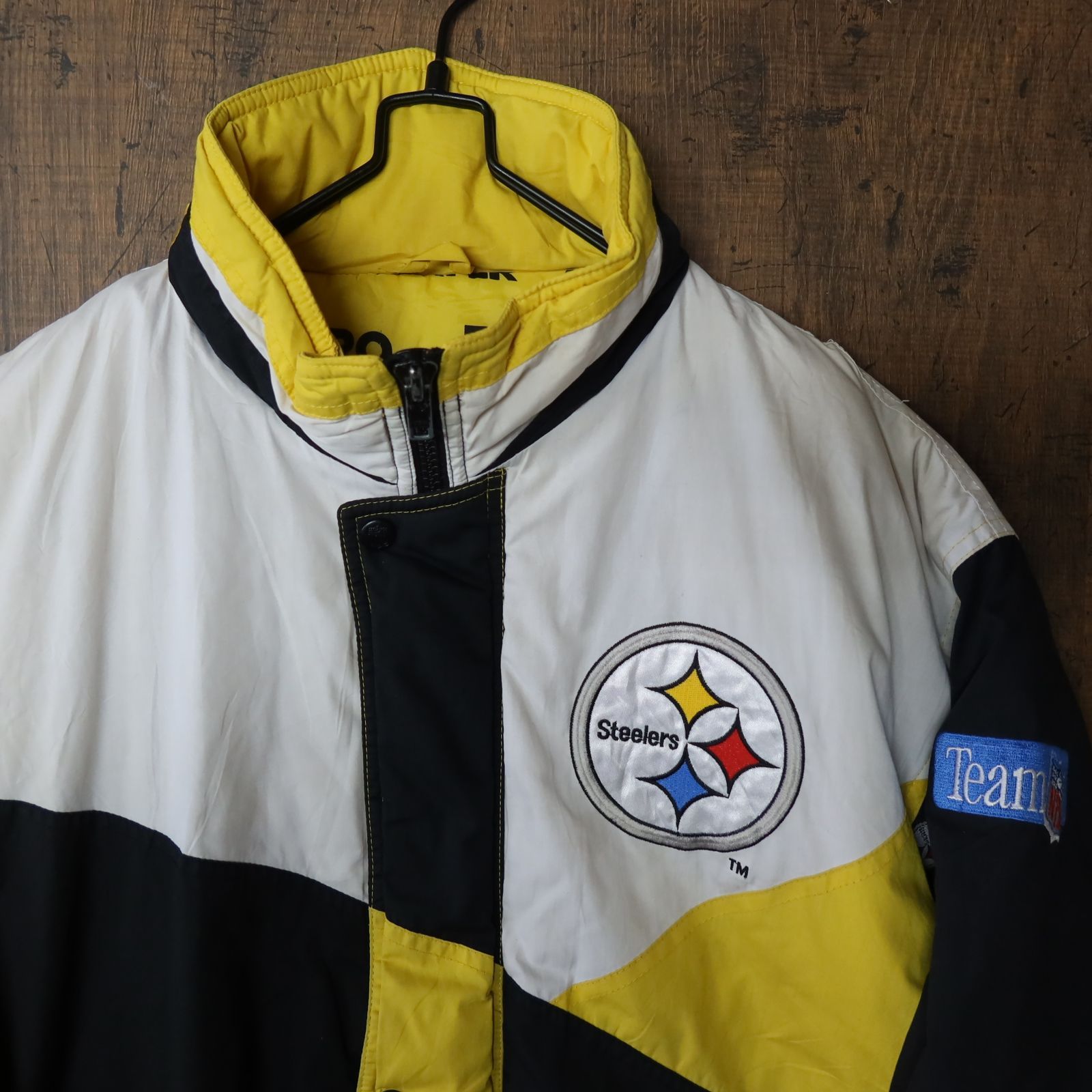 NFL スティーラーズ スターター プルオーバージャケット L ヴィンテージ NFL スティーラーズ スターター プルオーバージャケット L