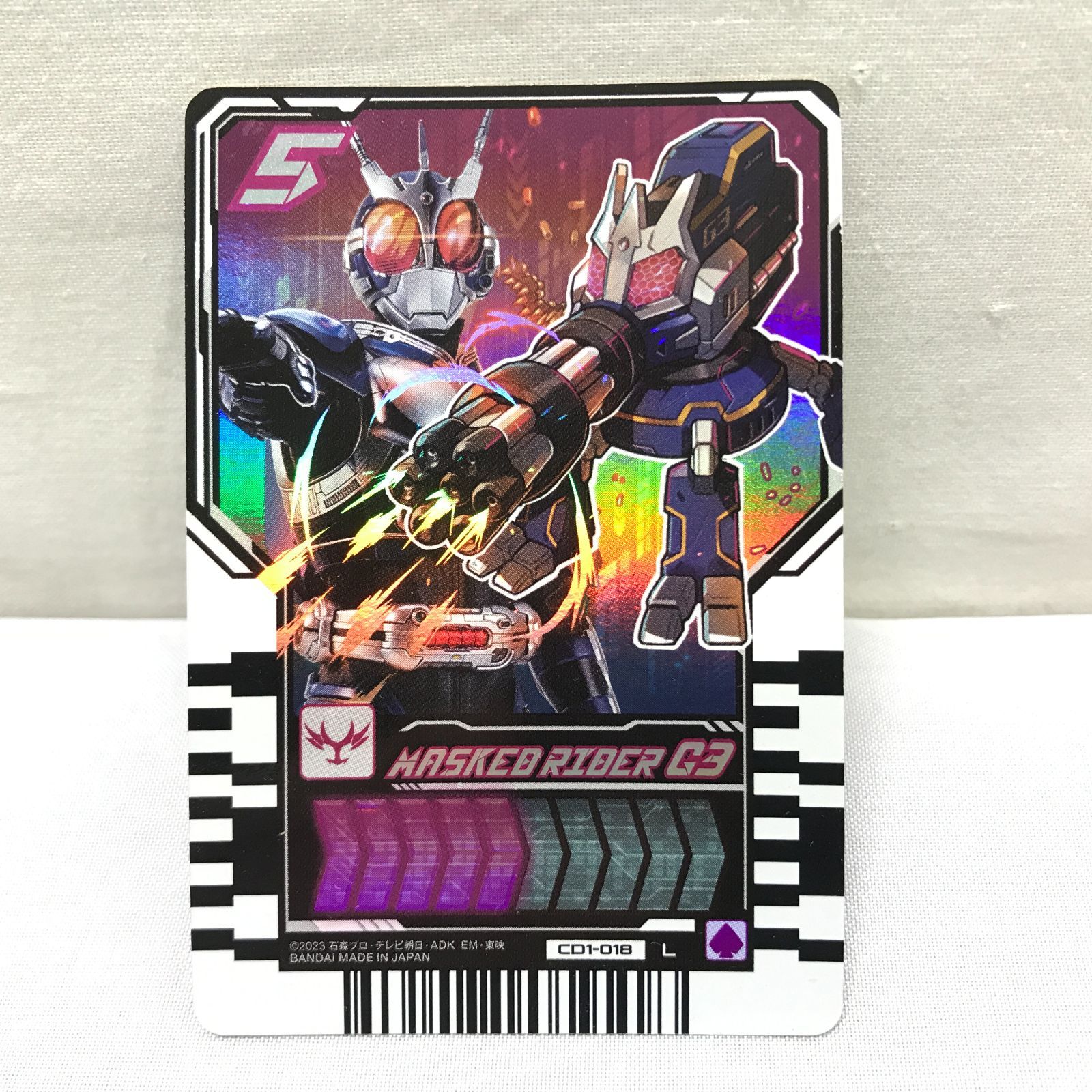 ライドケミートレカ☆仮面ライダーカイザ(CD1-019)☆G3(CD1-018)