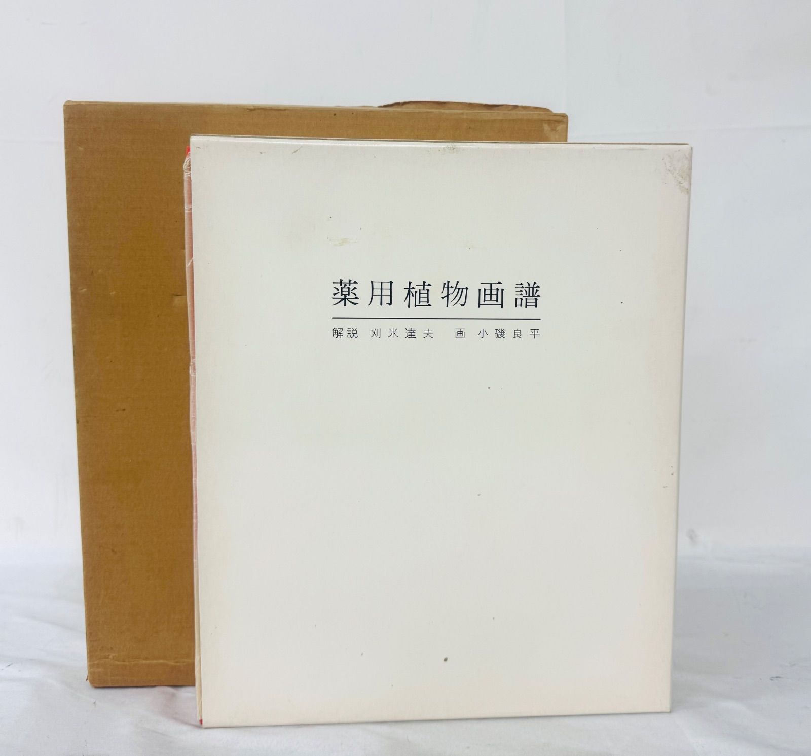 初版！判子＆カバーあり！薬用植物画譜 /小磯良平 刈米達夫 静物画 初版！判子＆カバーあり！薬用植物画譜 /小磯良平 刈米達夫 静物画