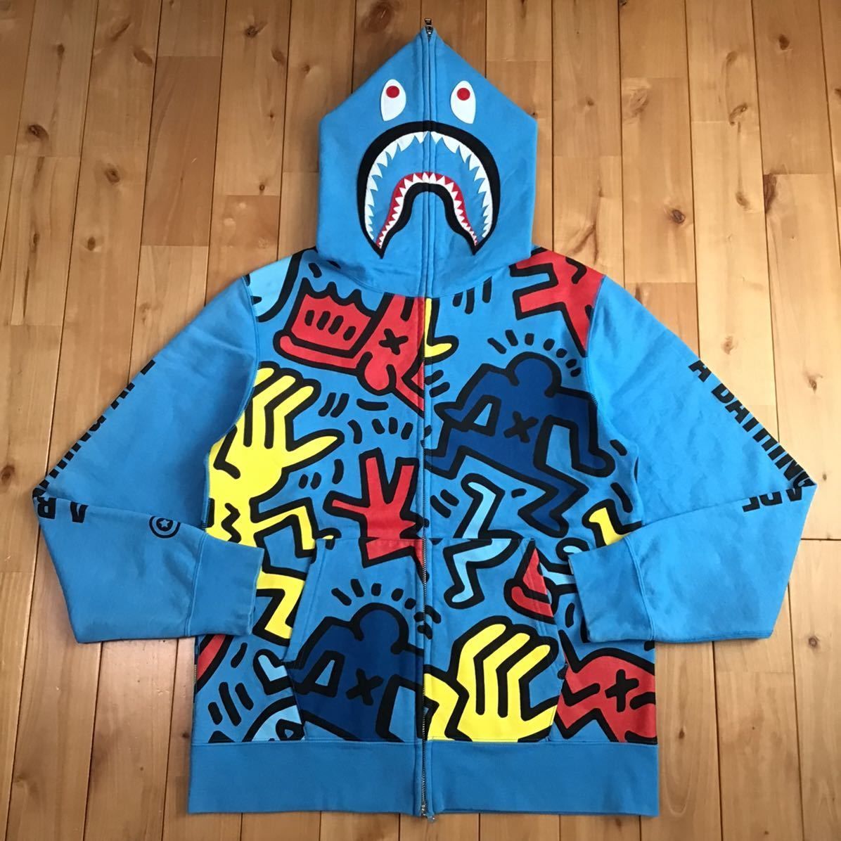 キースヘリング シャークパーカー BAPE shark ベイプ ape エイプ - メルカリ