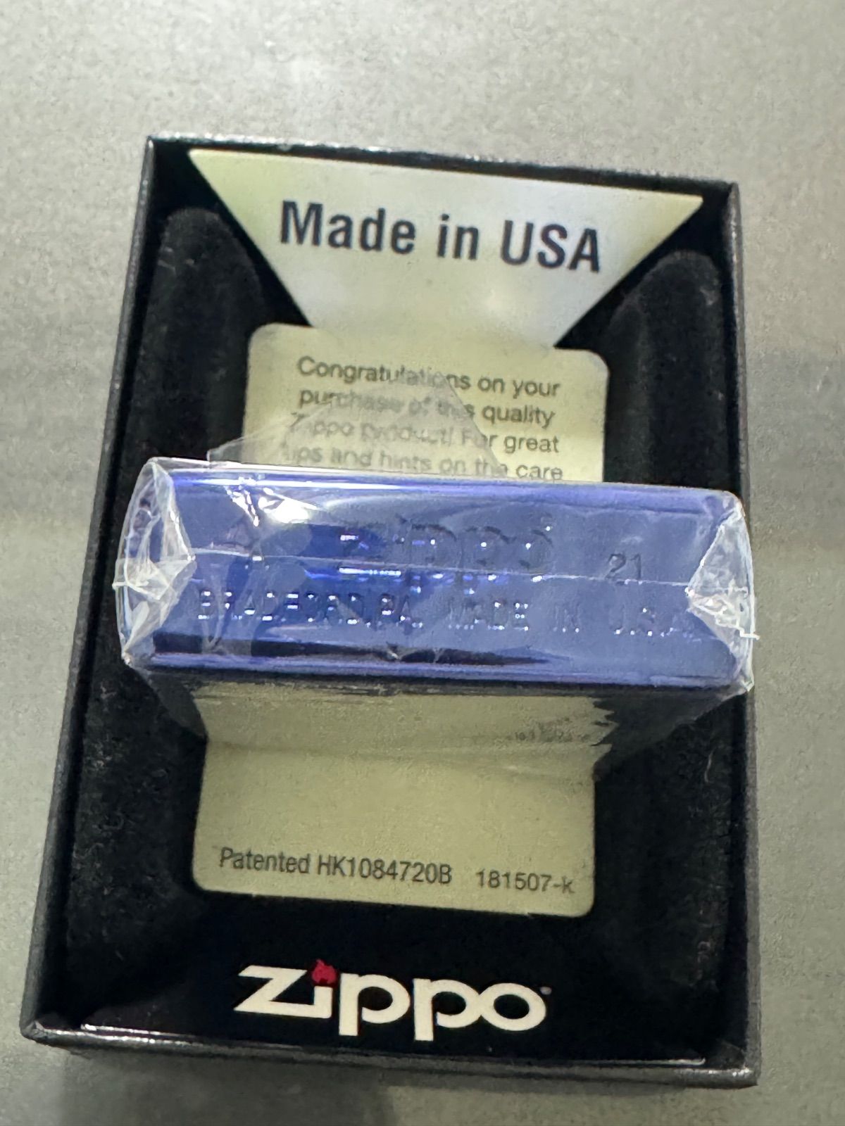 zippo メビウス 10周年記念 限定品 MEVIUS BLUE 2023年製 10th