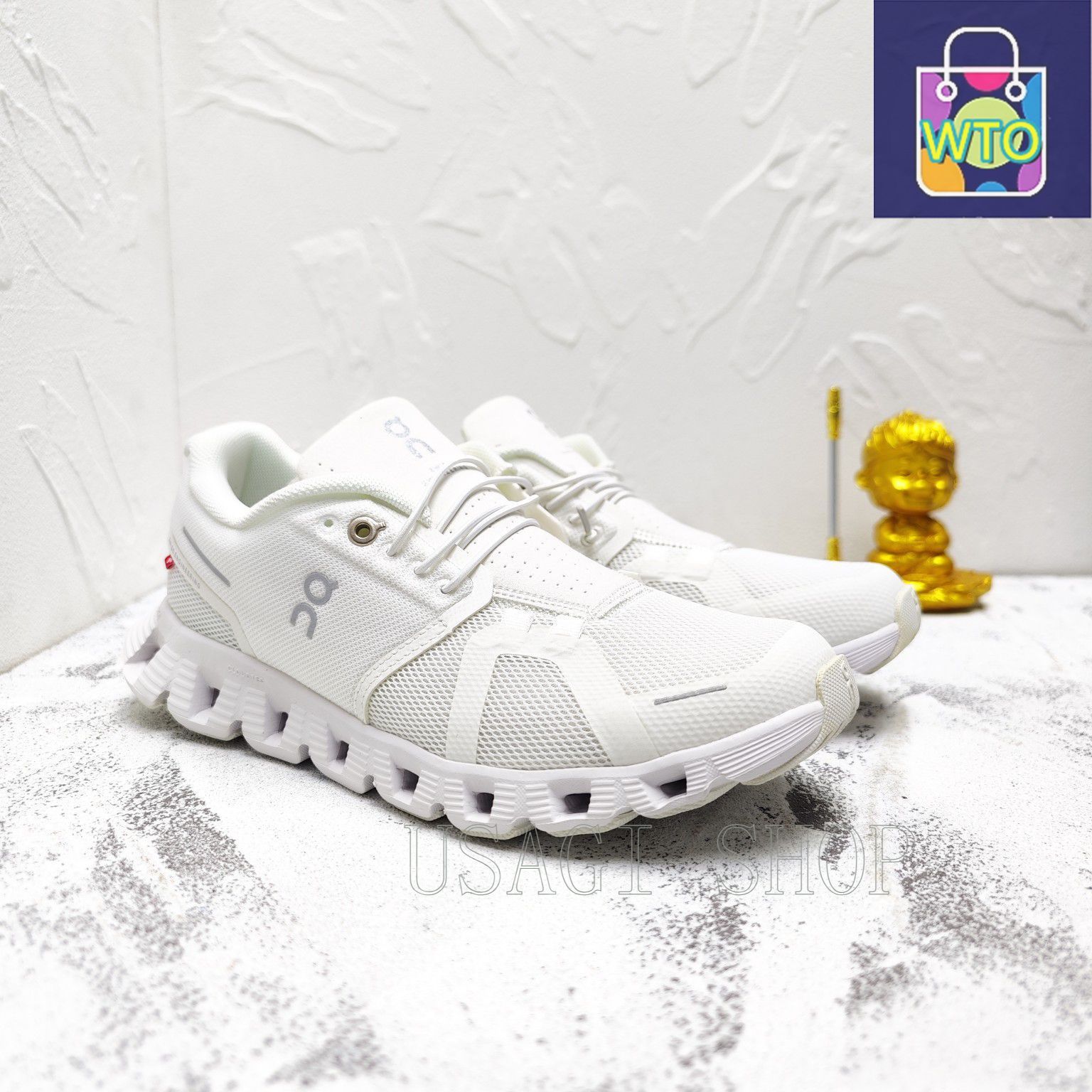 On オン CLOUD 5 クラウド5 スニーカー All White　24㎝ On Cloud 5 M All White （オン クラウドファイブ-ホワイト