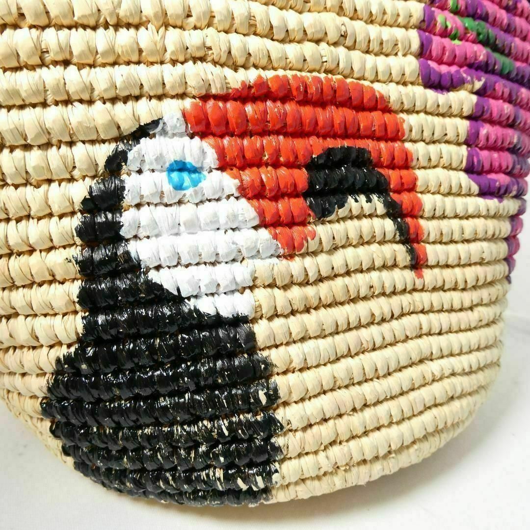 美品 SENSI STUDIO センシスタジオ かごバッグ トートバッグ ストロー