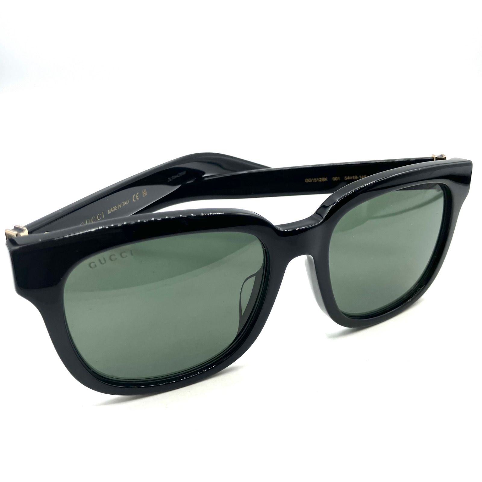 鑑定済み】正規品 GUCCI グッチ GUCCI アジアンモデル GG1512SK 001 