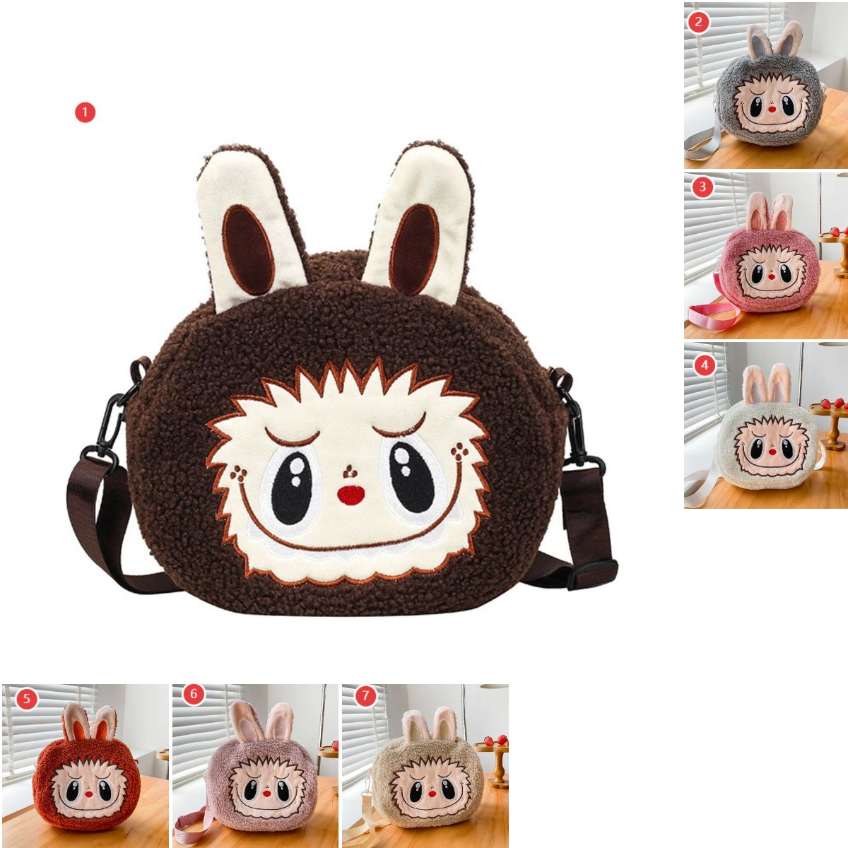 うさぎ耳のパステルぬいぐるみ　labubu ラブブ 水色のウサギ耳ぬいぐるみキャラクター - メルカリ