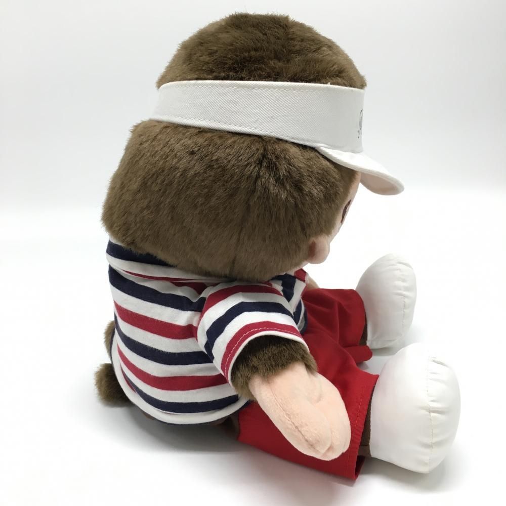 ゴルフモンチッチ Golf monchhichi 超美品】モンチッチ ヘッドカバーDR用 ブラウン×白 ぬいぐるみ