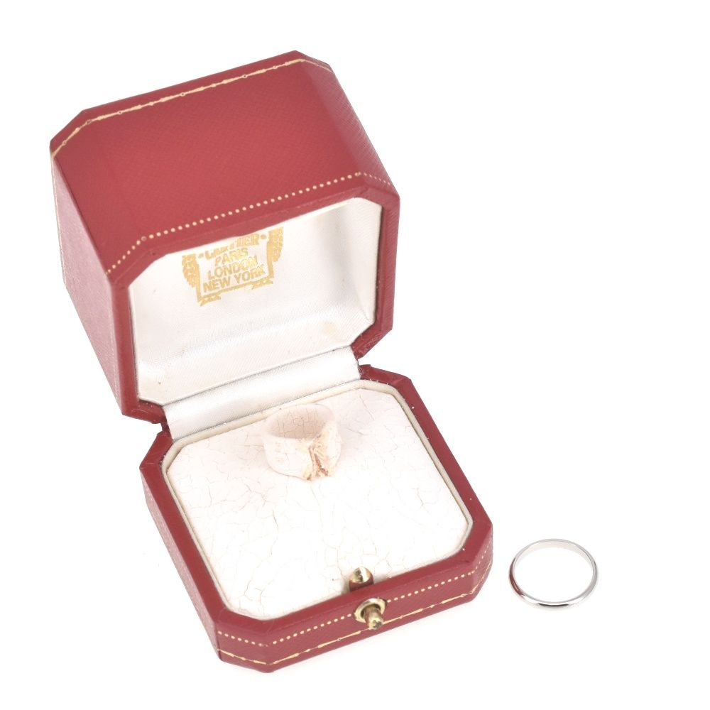 Cartier 結婚指輪 ウェディングリング PT950 Cartier カルティエ Pt950 Cドゥ カルティエ ウェディング リング