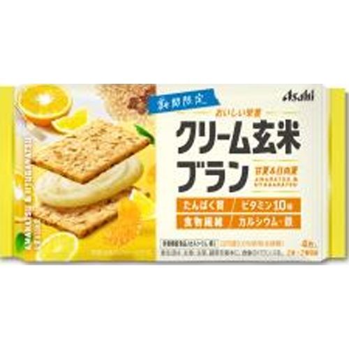 アサヒグループ食品 クリーム玄米ブラン 甘夏＆日向夏 4個×6袋
