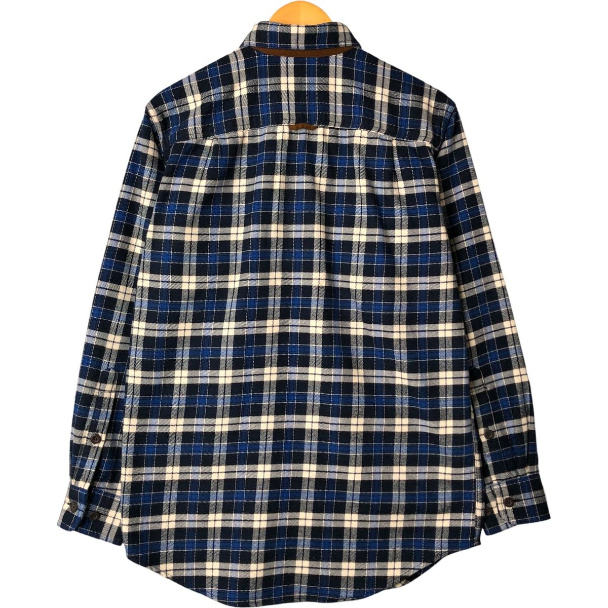 古着 オービス ORVIS 長袖 フランネルチェックシャツ メンズS