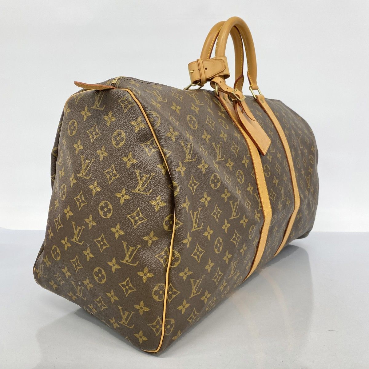 5id5329-h ルイヴィトン ボストンバッグ モノグラム キーポル55 M41424 ブラウン メンズ レディース ユニセックス