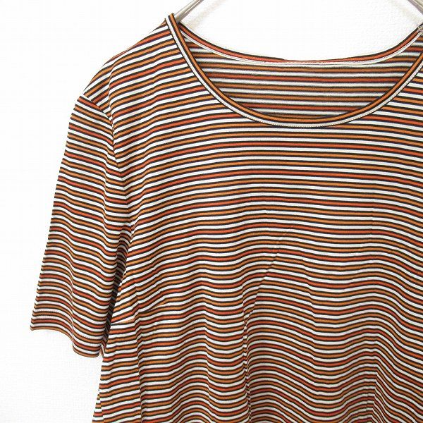 レリアン Leilian Tシャツ カットソー 11 マルチ ボーダー レディース