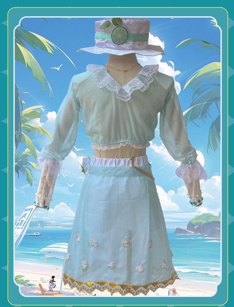 送料無料 第五人格コスプレ服バーテンダー 海塩特調コスプ レ女ゲームセットアニメ衣装変装仮装 : [HAOJEE]第5人格 求生者 バーテンダー海塩特調コスプレ衣装 ハロウィンコスプレ 同人服  『帽子、メガネ、ネックレス、小物、ウイッグ付き』cosplay コスチューム 日常 文化祭 学園祭 変装 仮装 クリスマス パーティ ハローウィン  (衣装セット+ウイッグ,L)