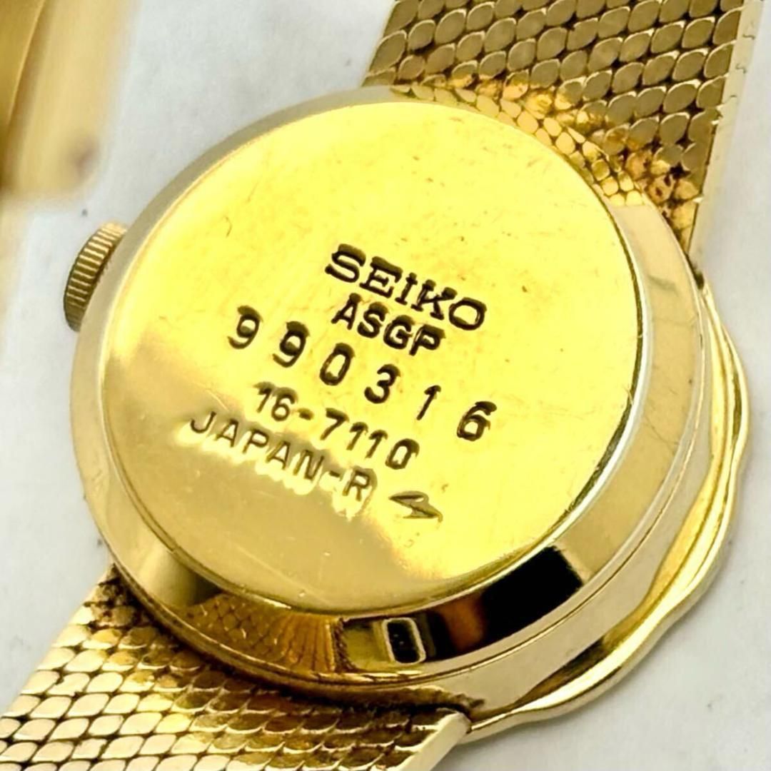 新品電池】 SEIKO セイコー ゴールド ドレス レディース 腕時計 - メルカリ