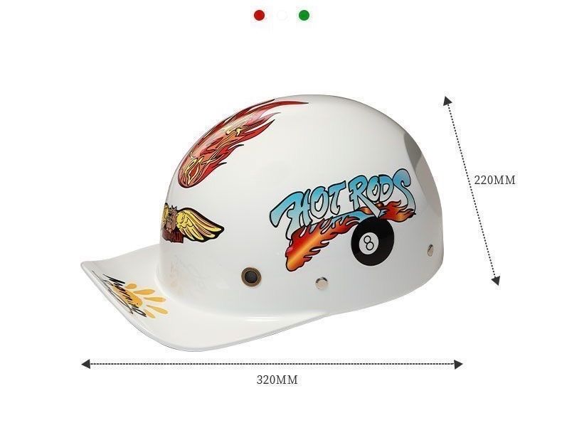 艶あり黒艶消し黒 半帽ヘルメットレトロ 3C 認定電気自動車ハーフ  