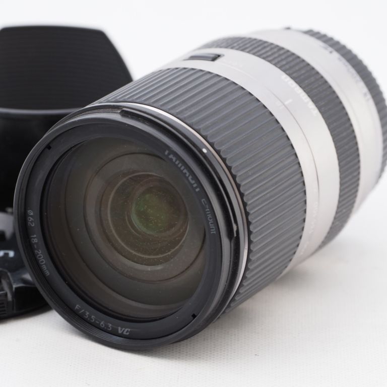 TAMRON タムロン 高倍率ズームレンズ 18-200mm F3.5-6.3 DiIII VC ソニーEマウント用 ミラーレスカメラ NEX専用  シルバー B011SE-シルバー - メルカリ