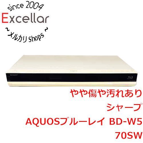 bn:6] SHARP AQUOS ブルーレイディスクレコーダー BD-W570SW リモコンなし 本体いたみ - メルカリ