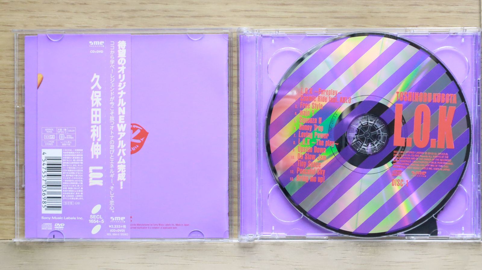 国内盤CD☆久保田利伸/Toshinobu Kubota□ L.O.K(初回生産限定盤