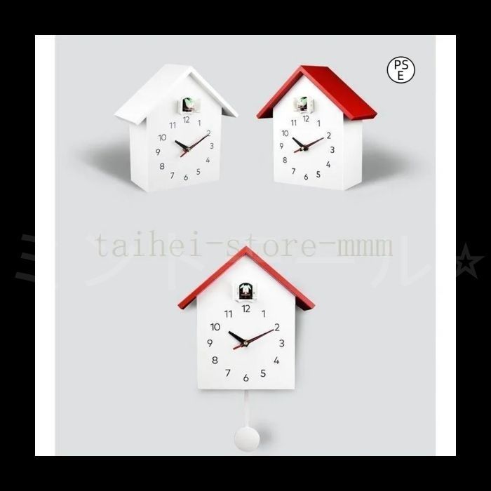 RHYTHMクォーツ 鳩時計 木製掛け時計 シチズン レトロ カッコー 動作品