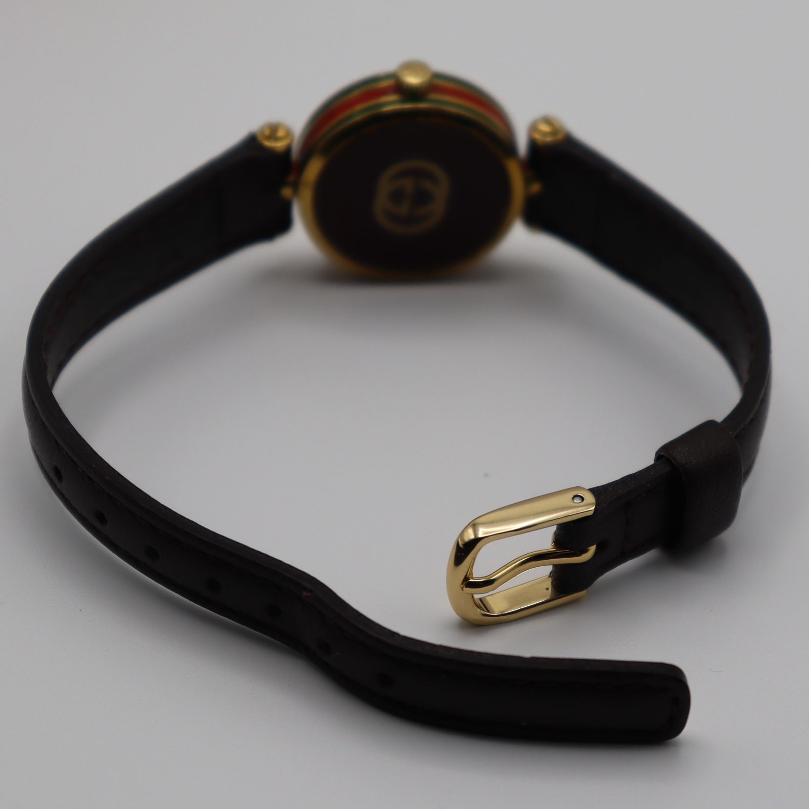 GUCCI グッチ シェリーライン 腕時計 ブラック レディース N10011