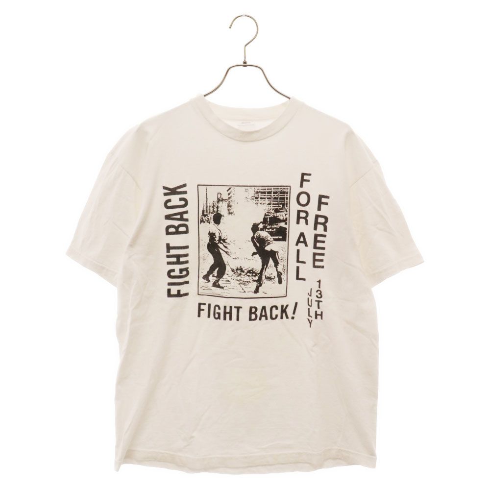 Supreme Back Tee - Fight | 09SS Size シュプリーム BACK FIGHT 