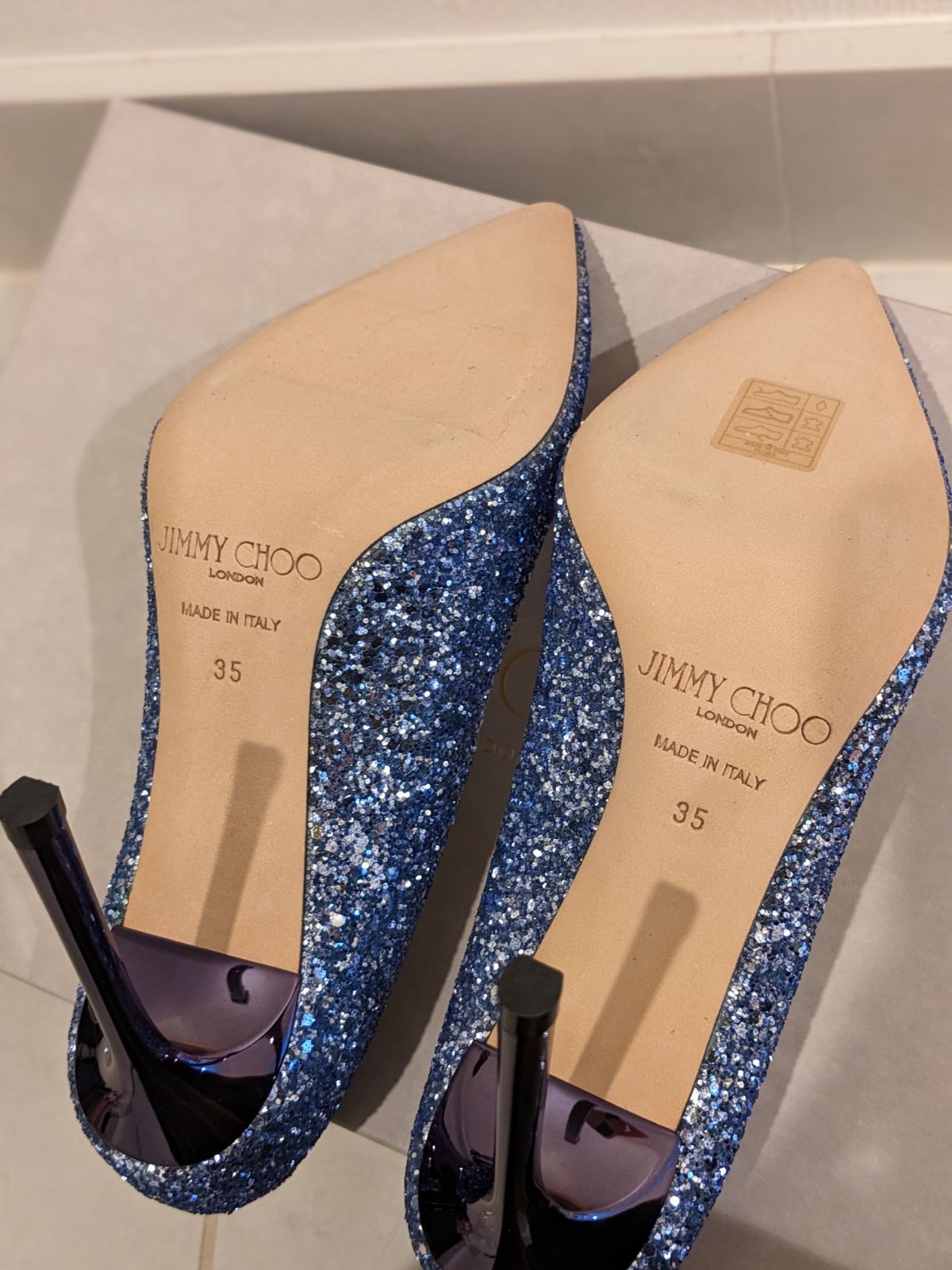 新品未使用品】JIMMY CHOO☆ROMY100 SIZE35 グリッター | ovale.eu