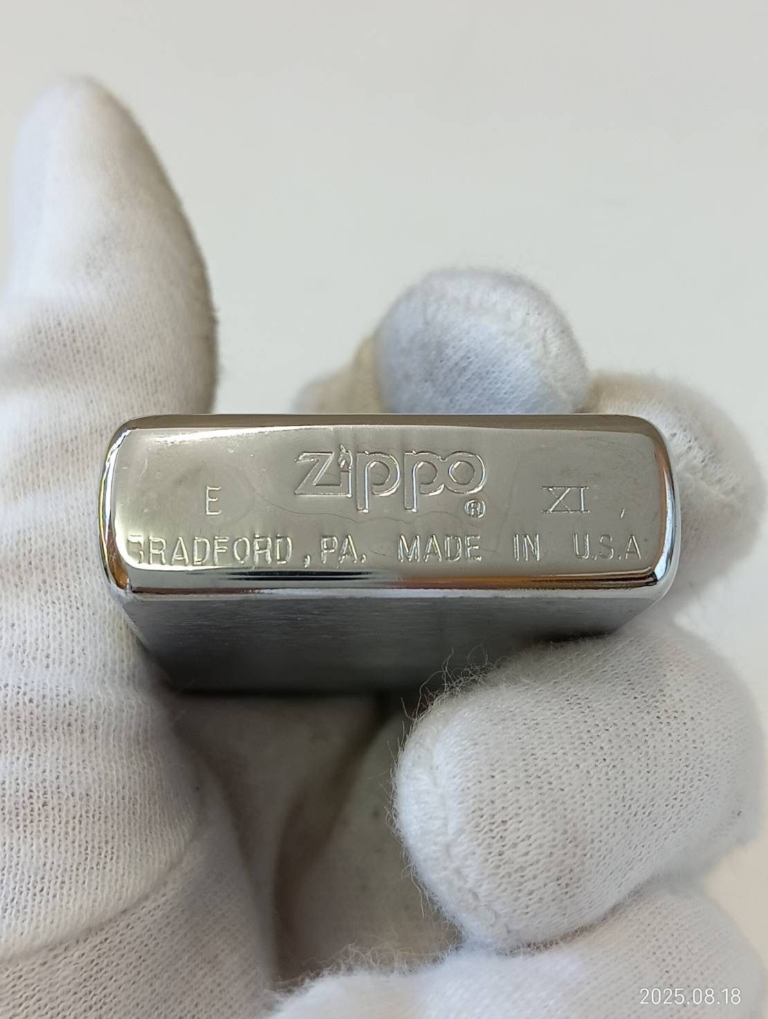 ZIPPO ジッポー スターリングシルバー 18年製 未着火品 ZIPPOジッポー：#24⁄スターリングシルバー(純銀) 1941レプリカ