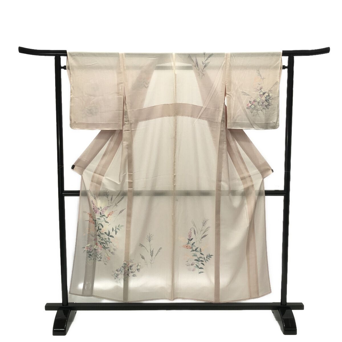 訪問着/美品/京友禅/ピンク/仕立上がり/適応身長147～155㎝/8083 週替わりSALE第一弾！】 【上野為二・上野工房】 特撰本手加工京友禅