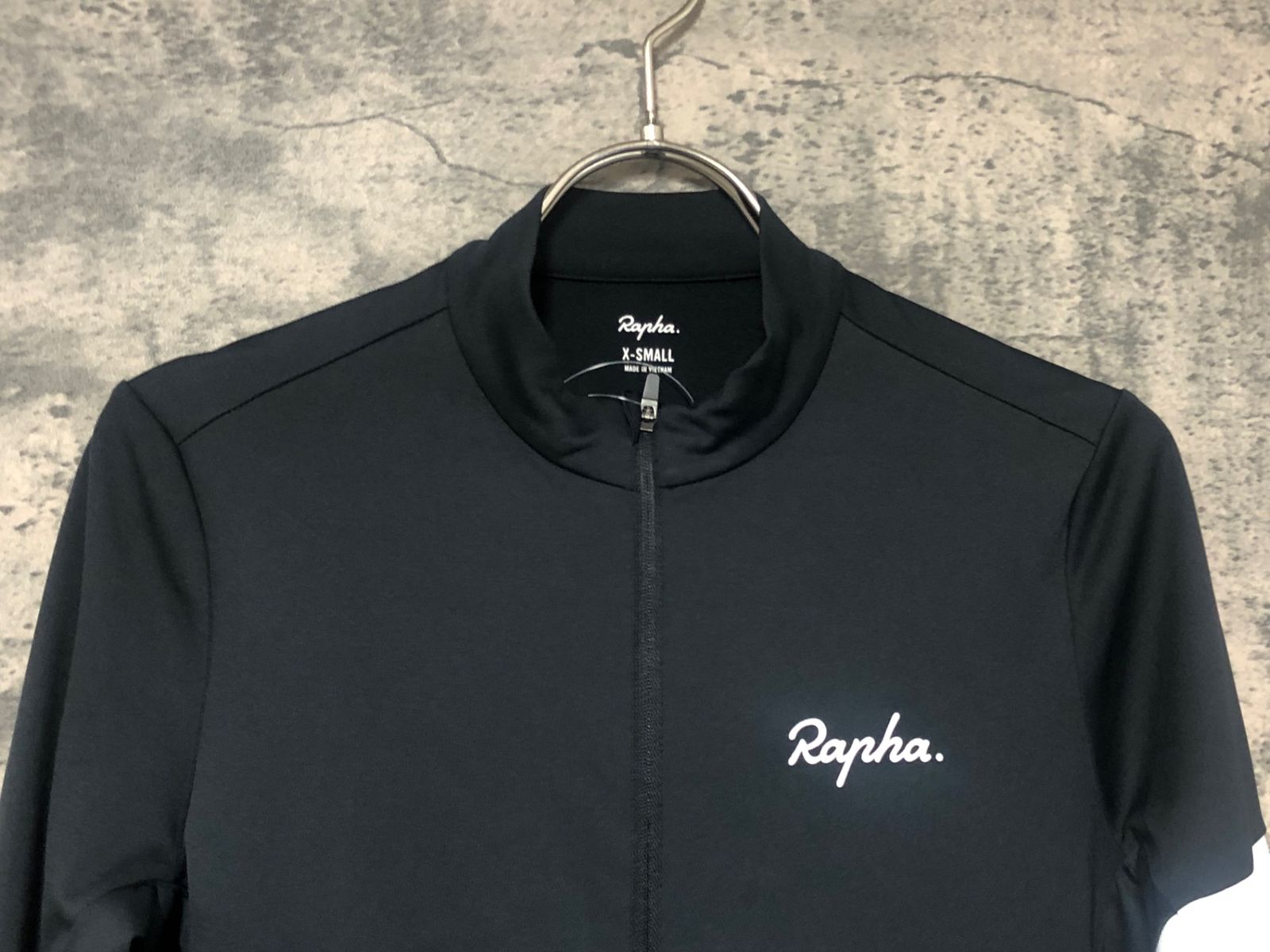 JJ779 ラファ Rapha MEN S CORE THERMAL LONG SLEEVE JERSEY 長袖 サイクルジャージ 黒 XS 裏起毛