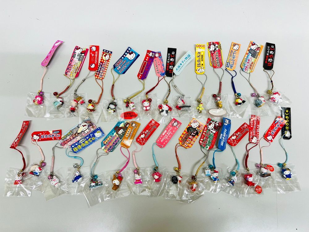 サンリオ HELLO KITTY ハローキティ ご当地 根付け 近畿 ストラップ 29個セット