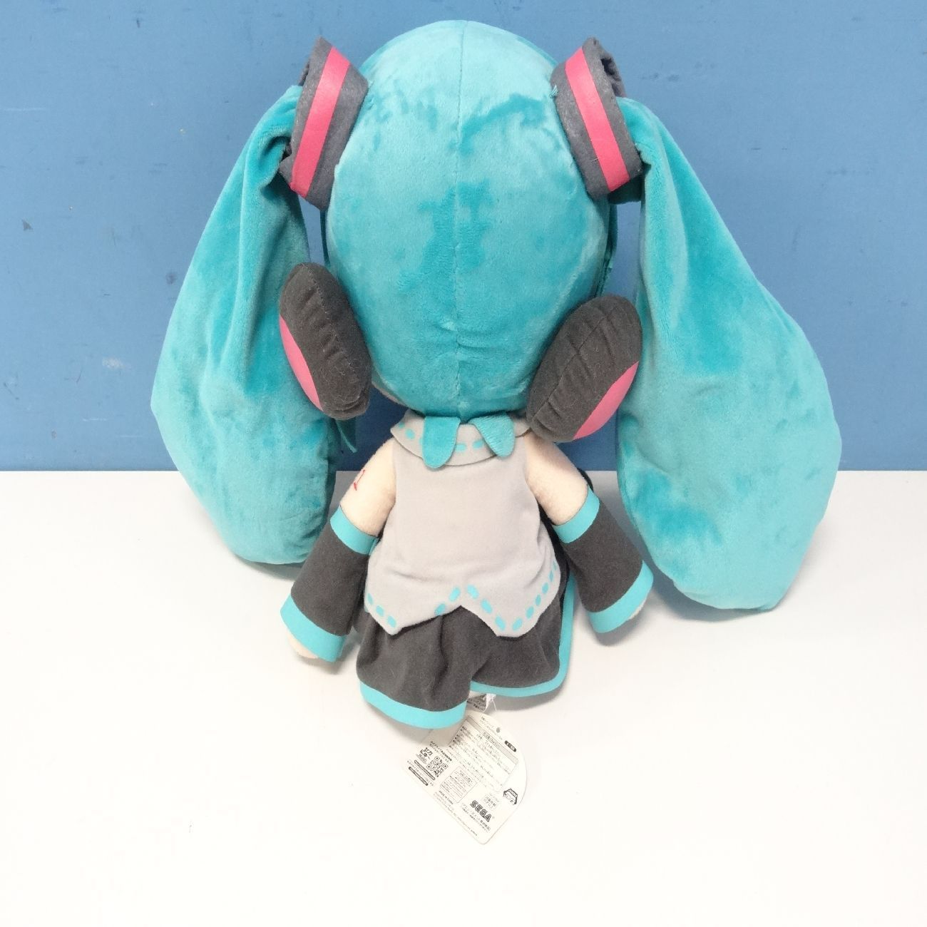 初音ミク メガジャンボ ふわふわ ぬいぐるみ VOCALOID タグ付き