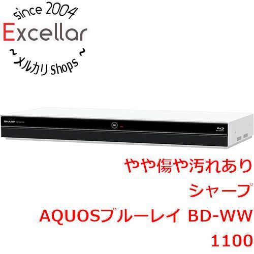 bn 16 SHARP AQUOS ブルーレイディスクレコーダー 1TB 2チューナー BD-WW1100 ホワイト リモコンなし