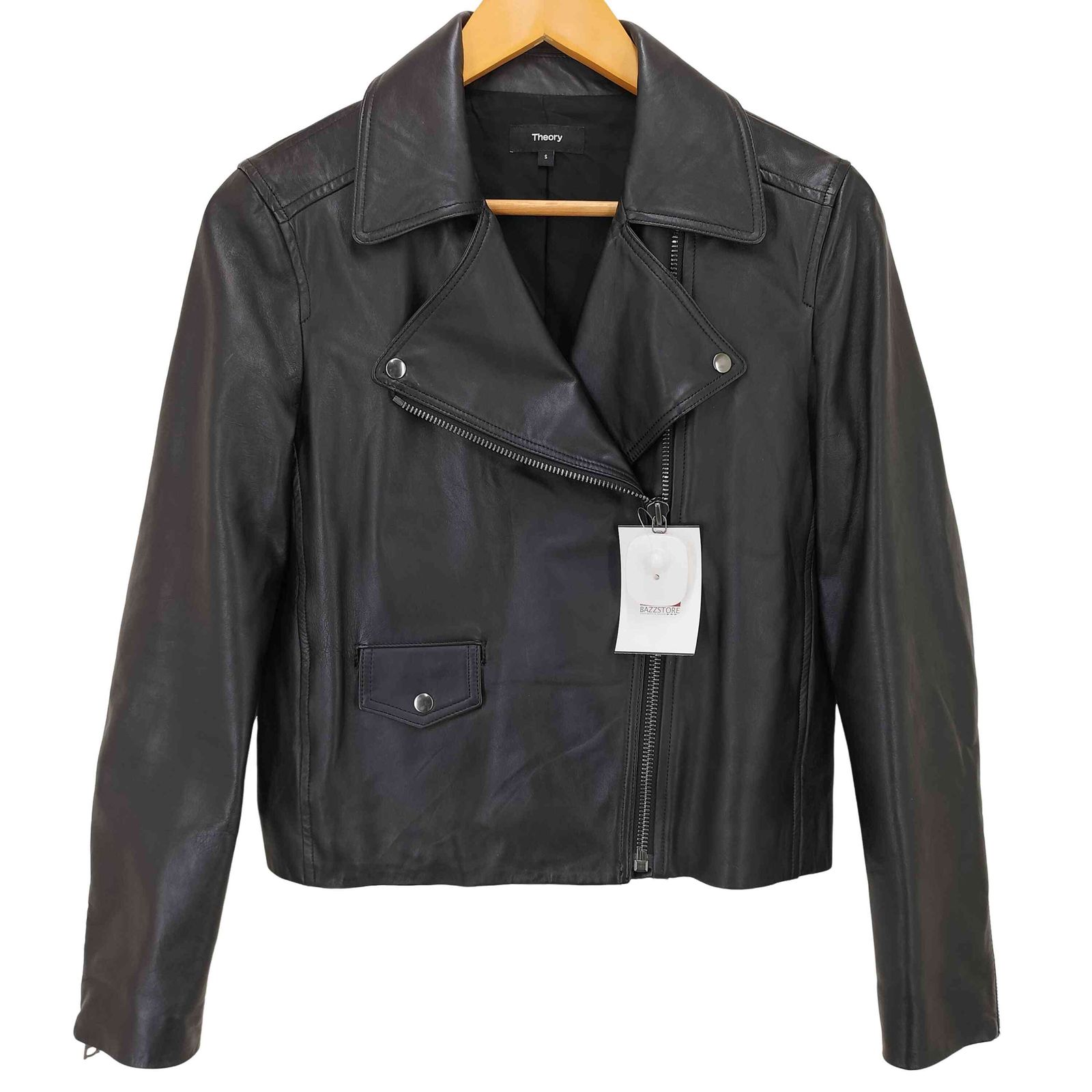 Theory ラムレザー　ライダースジャケット Theory 22AW ラムレザー LUXE LEATHER MOTO JKT ダブルライダース