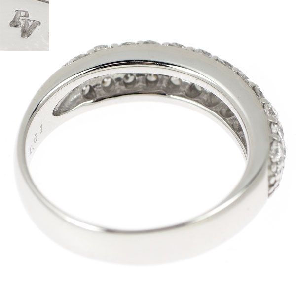 ポンテヴェキオ K18WG ダイヤモンド リング 0.61ct パヴェ - メルカリ 