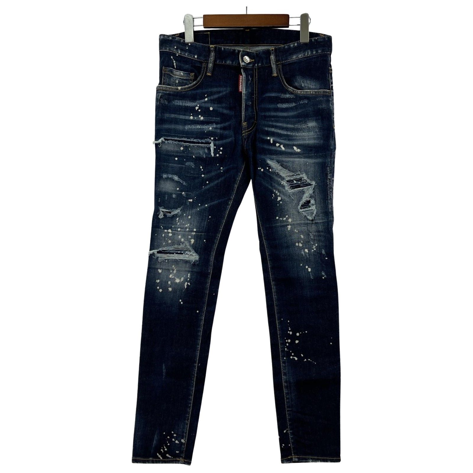 DSQUARED2 ダメージデニムパンツ　セット DSQUARED2 ダメージ デニムカーゴパンツ | ブルー | FARFETCH JP
