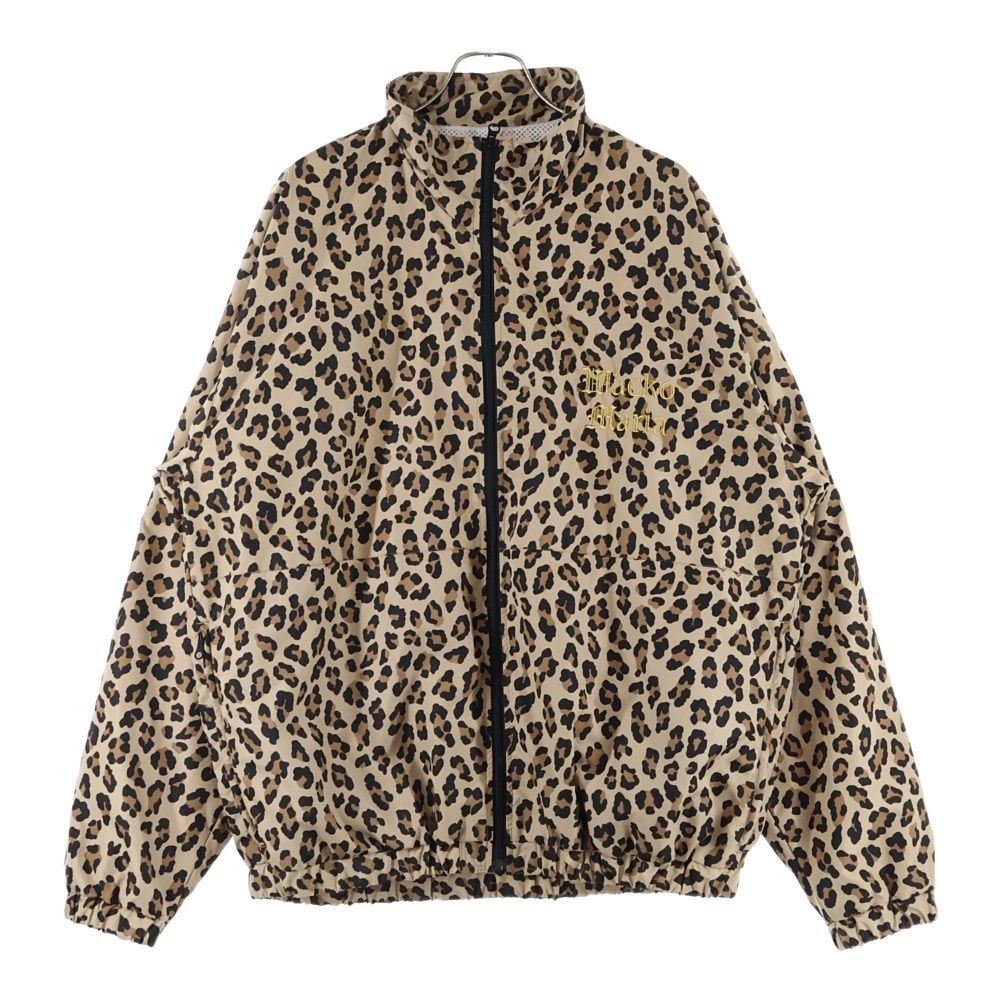 WACKO MARIA ワコマリア LEOPARD TRACK JACKET レオパード ジップアップ トラックジャケット ベージュ
