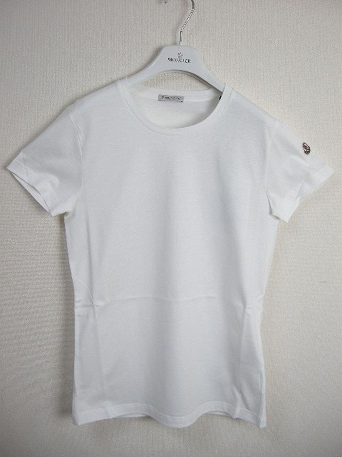 サイズXS-L■新品 本物■モンクレール 半袖 スリムフィット Tシャツ ホワイト レディース