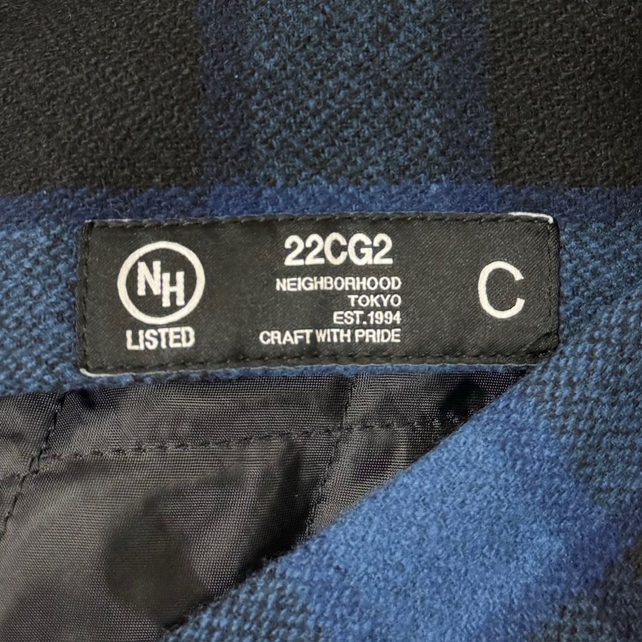 定価37400円 美品 NEIGHBORHOOD 22AW BUFFALO CHECK SH LS . WN 